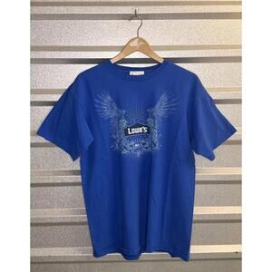 Y2K NASCAR Jimmie Johnson Lowe's Racing Graphic T-Shirt